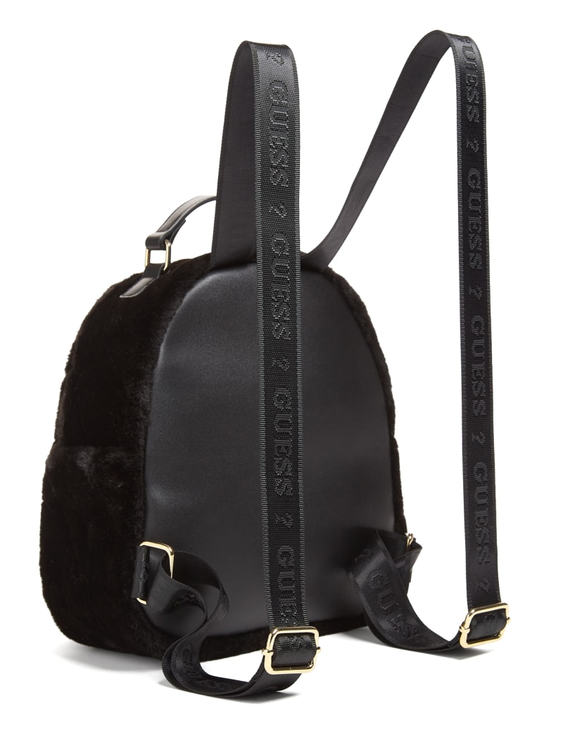 Mini faux best sale fur backpack