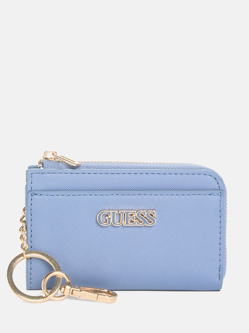 Zip-Around Card Case Keychain | GUESS Factory