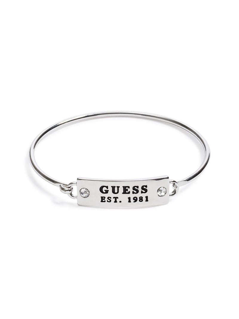 Silver-Logo Bracelet | GUESS Factory