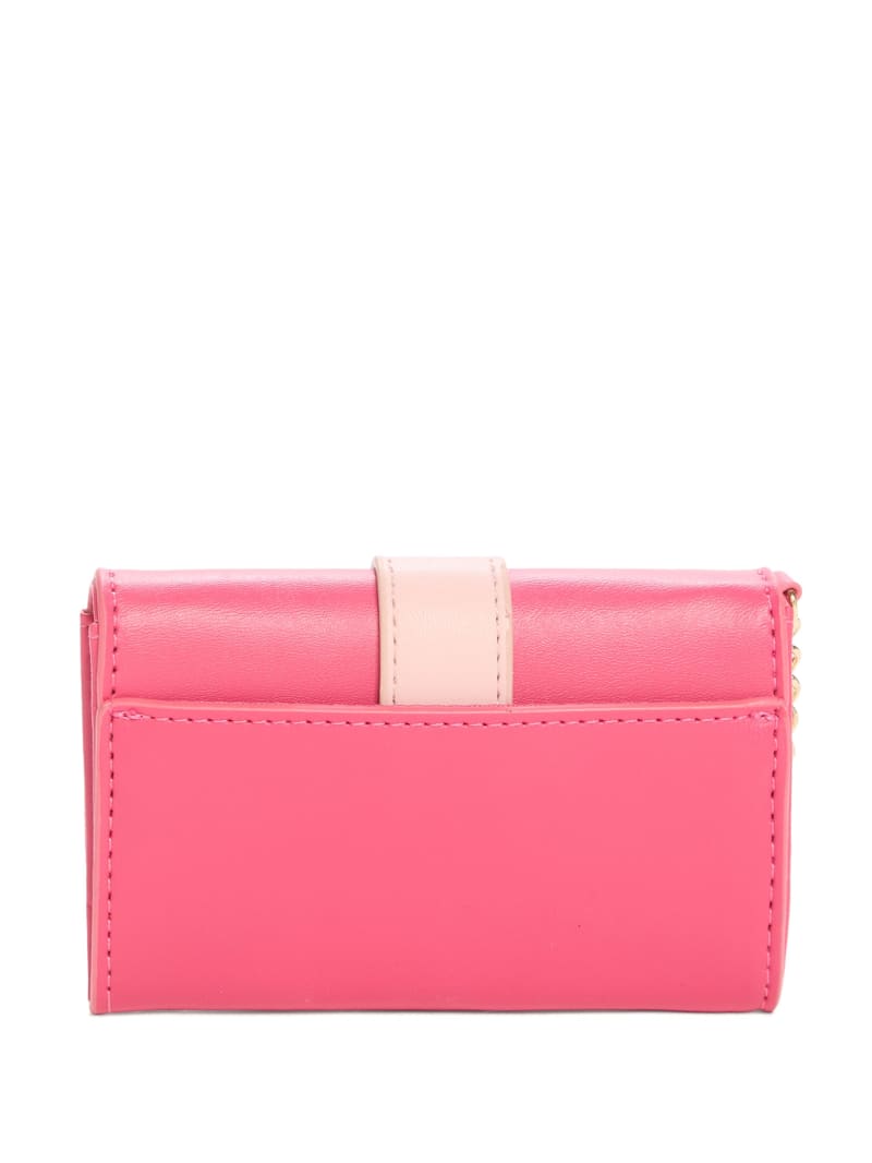 Belted Fold-Over Card Case Keychain | GUESS Factory