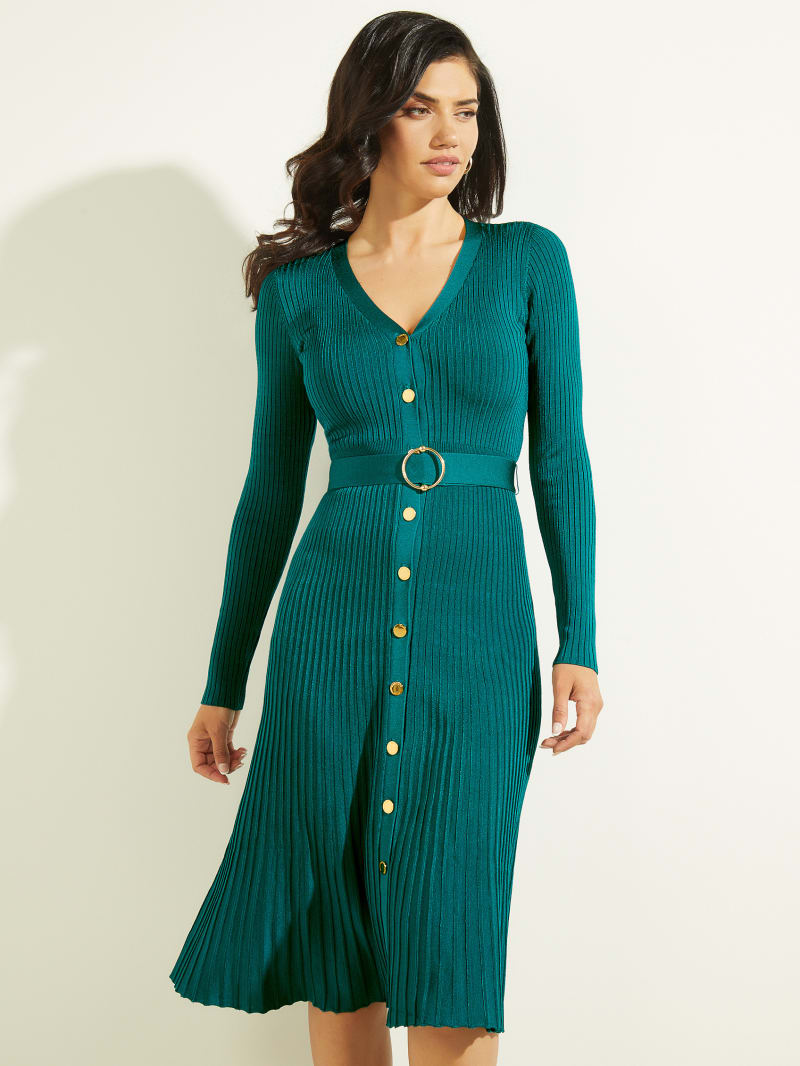 Diletta Ribbed Sweater Dress GUESS
