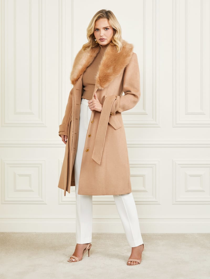 Romina WoolBlend Coat GUESS Canada