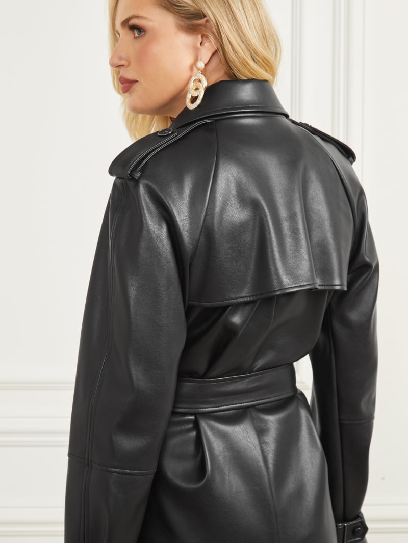 Trench guess femme noir shop