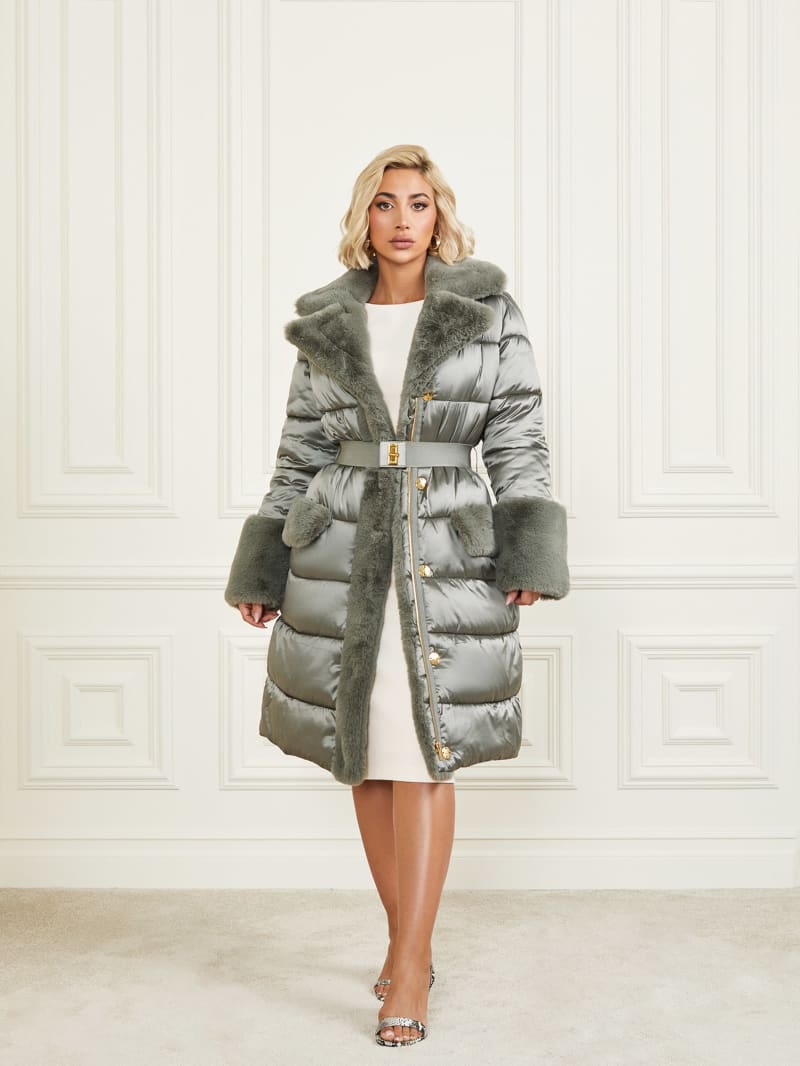 Bessie Long Puffer Coat GUESS