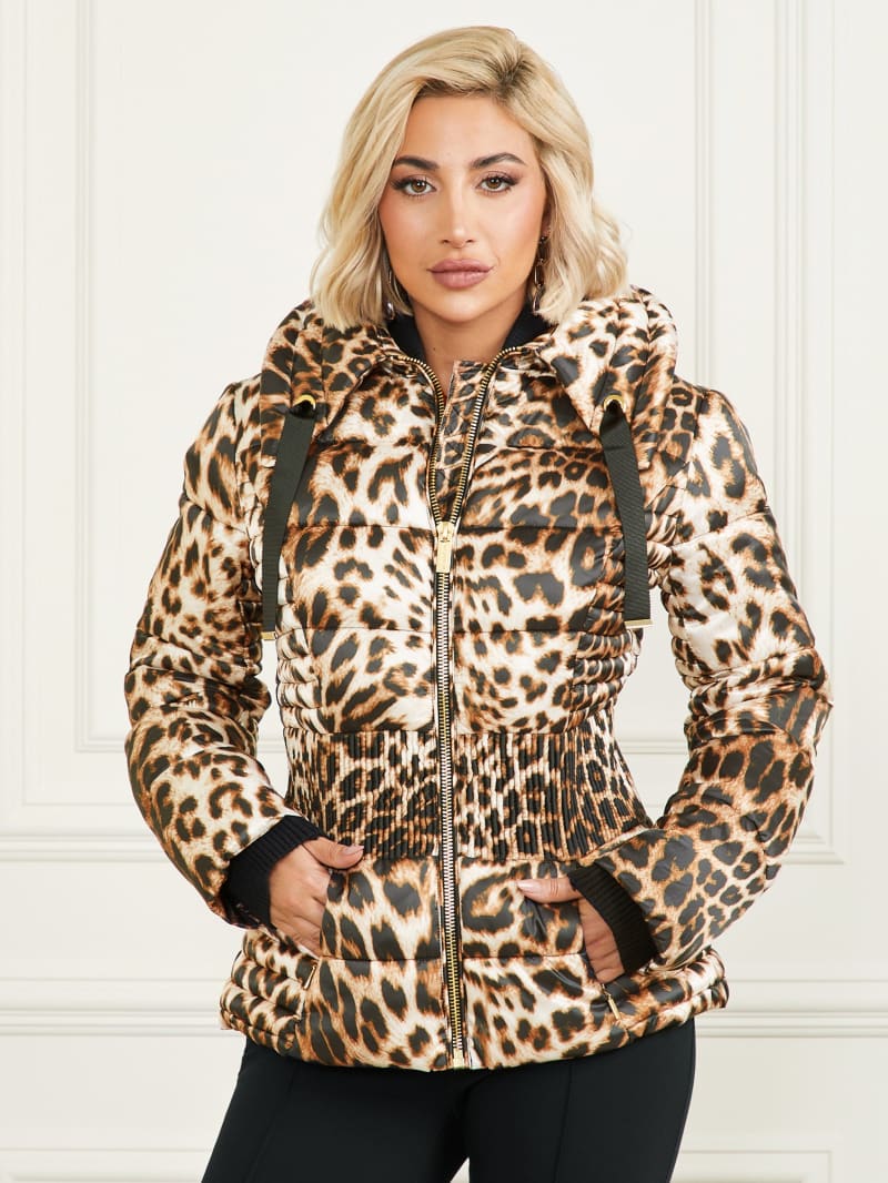 Printed Puffer Jacket | GUESS