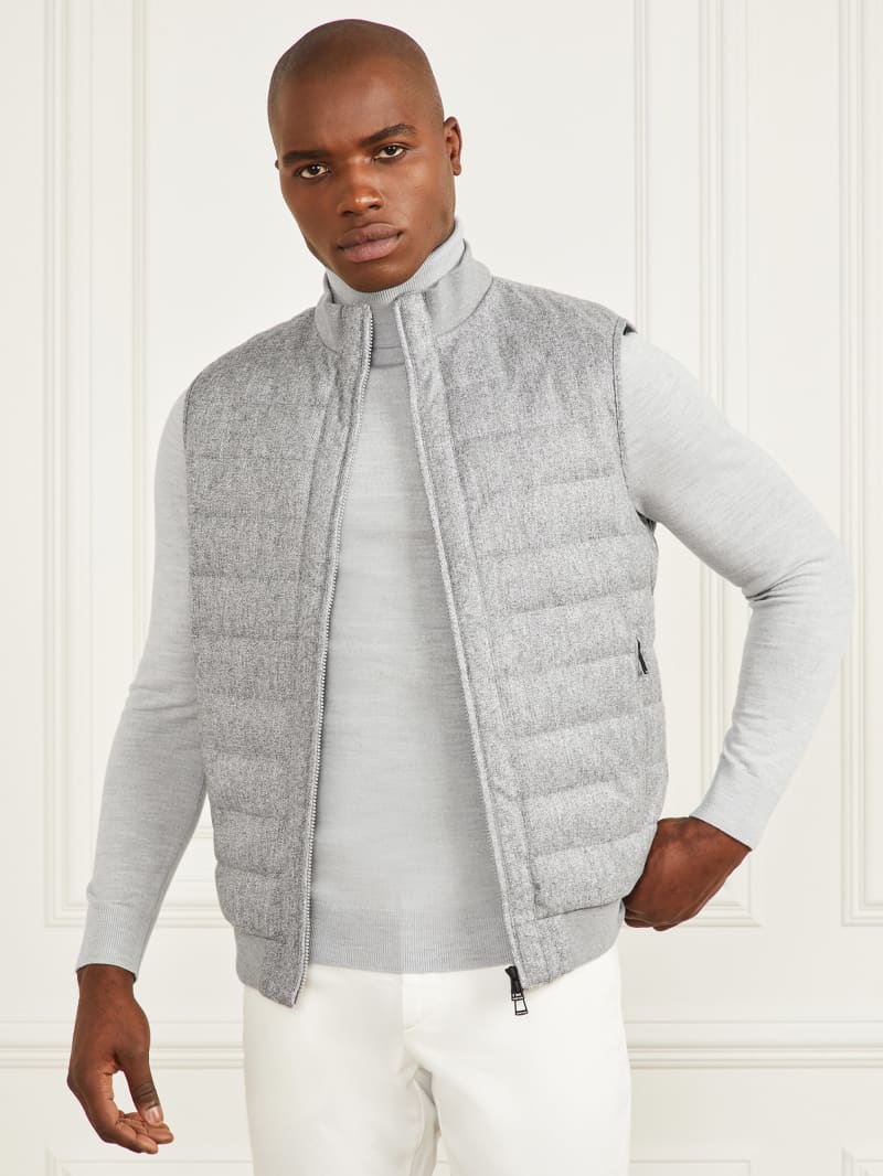 Quilted Twill Vest | GUESS