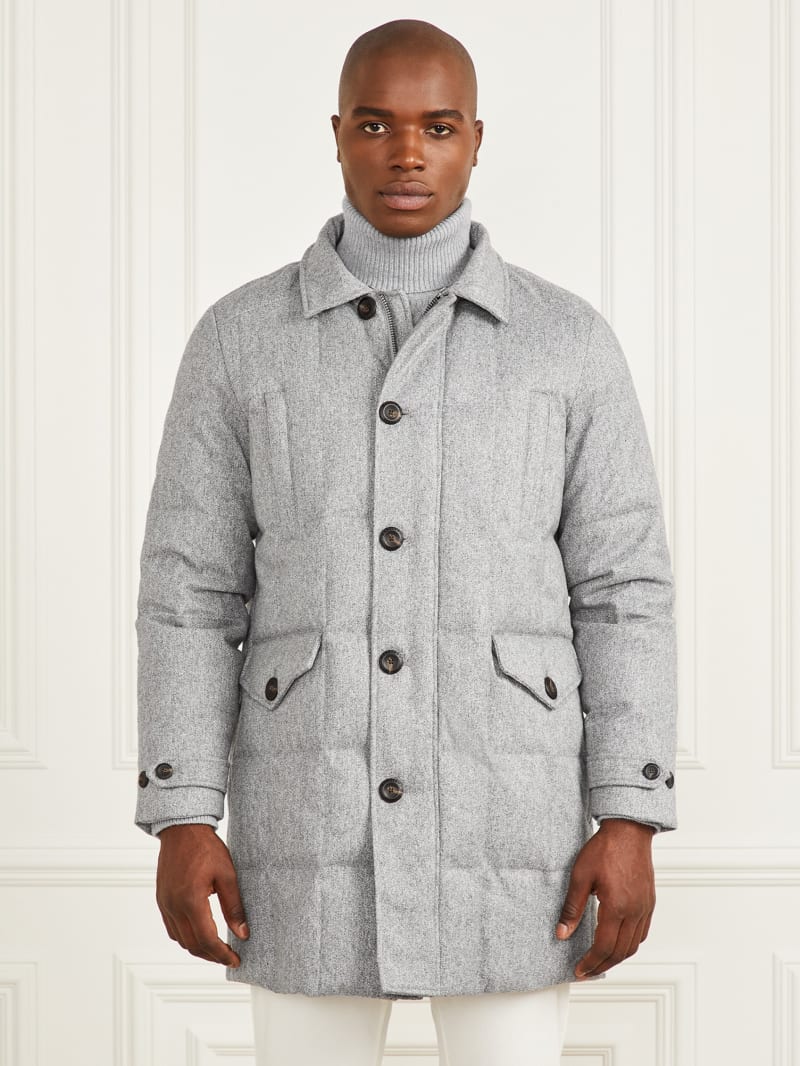 Wool twill coat sale