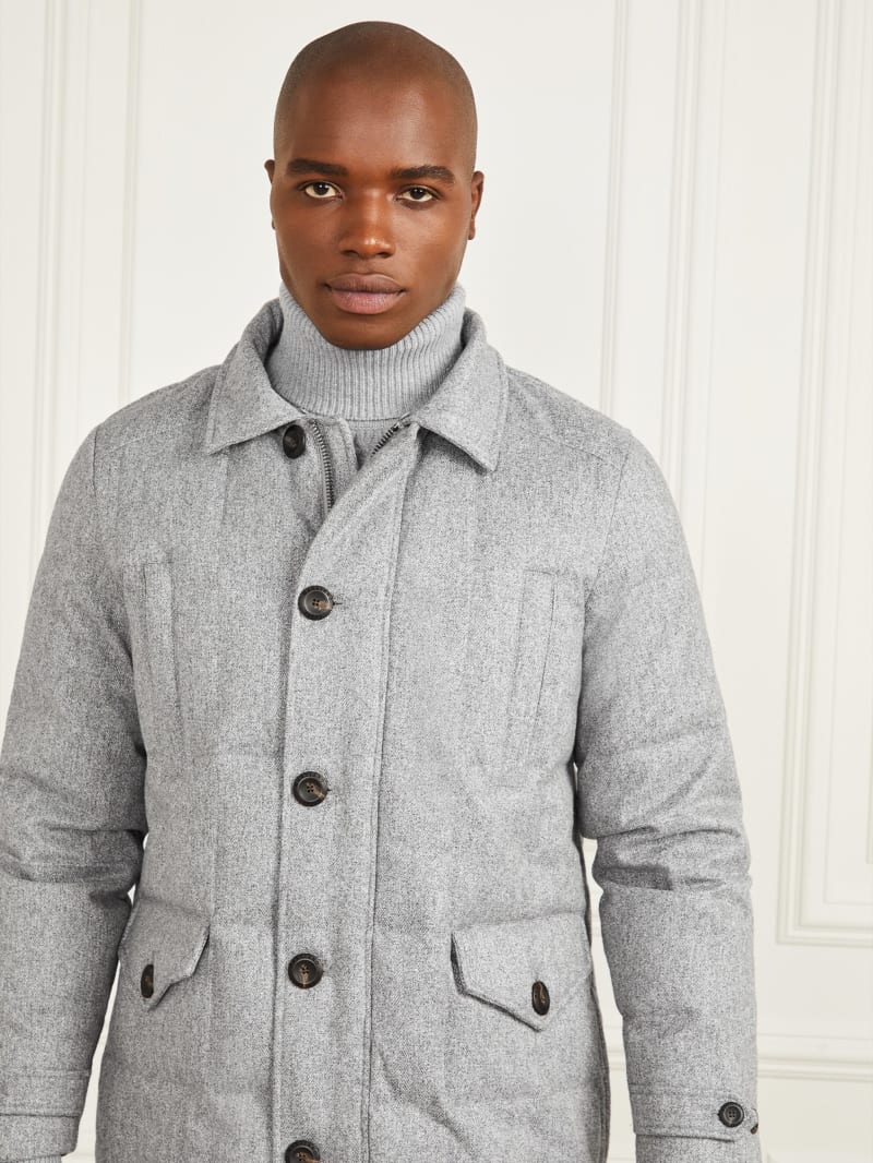 Guess twill knit peacoat online