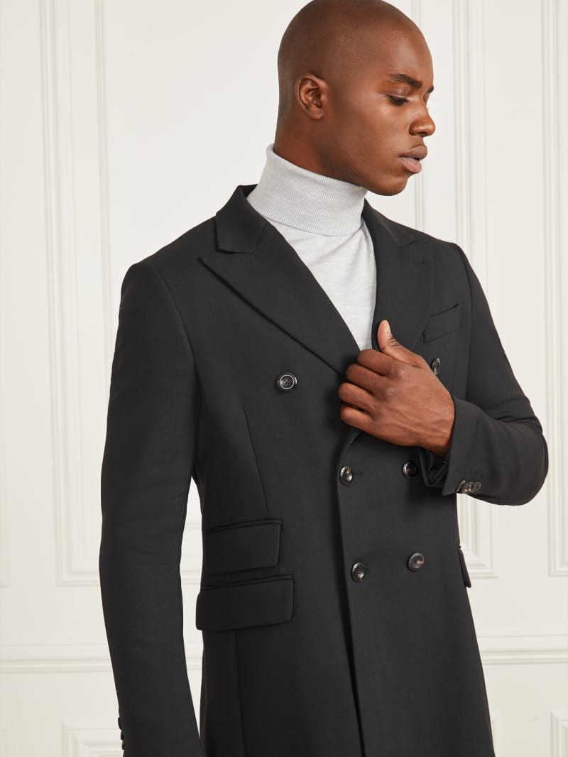 Guess double breasted military coat hotsell