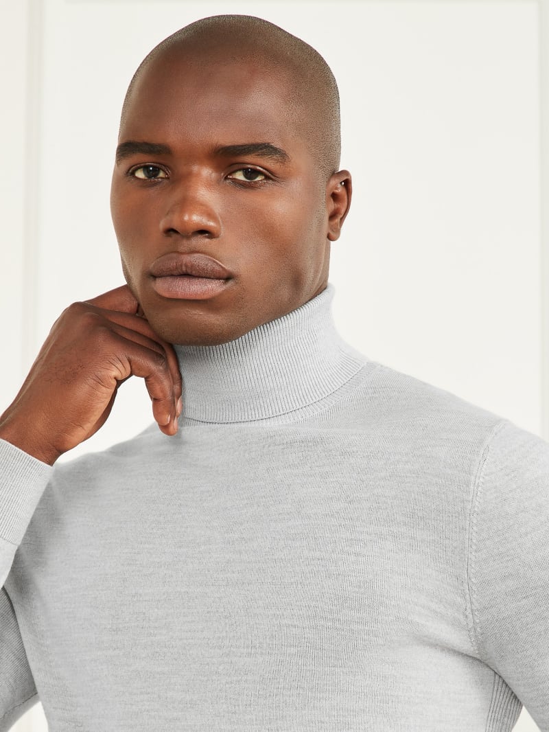 Merino Wool Turtleneck Sweater