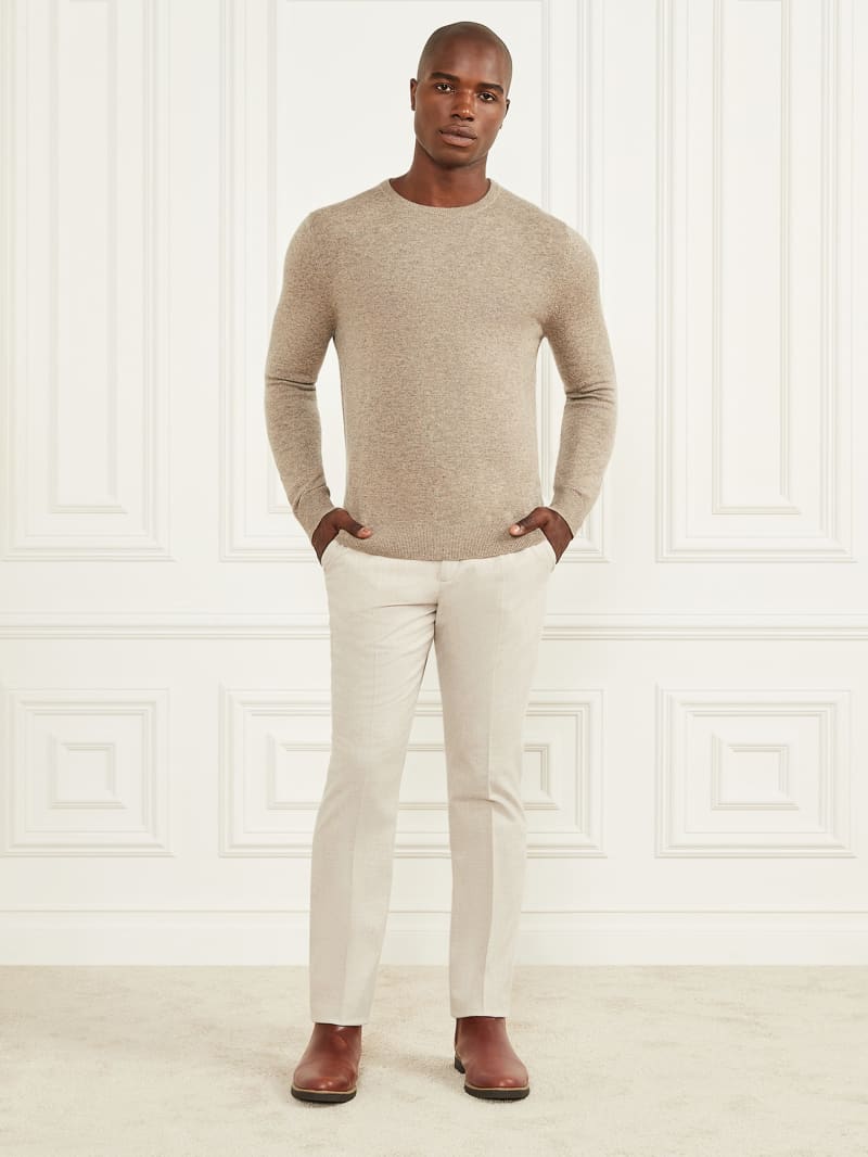 Cashmere-Blend Crewneck Sweater
