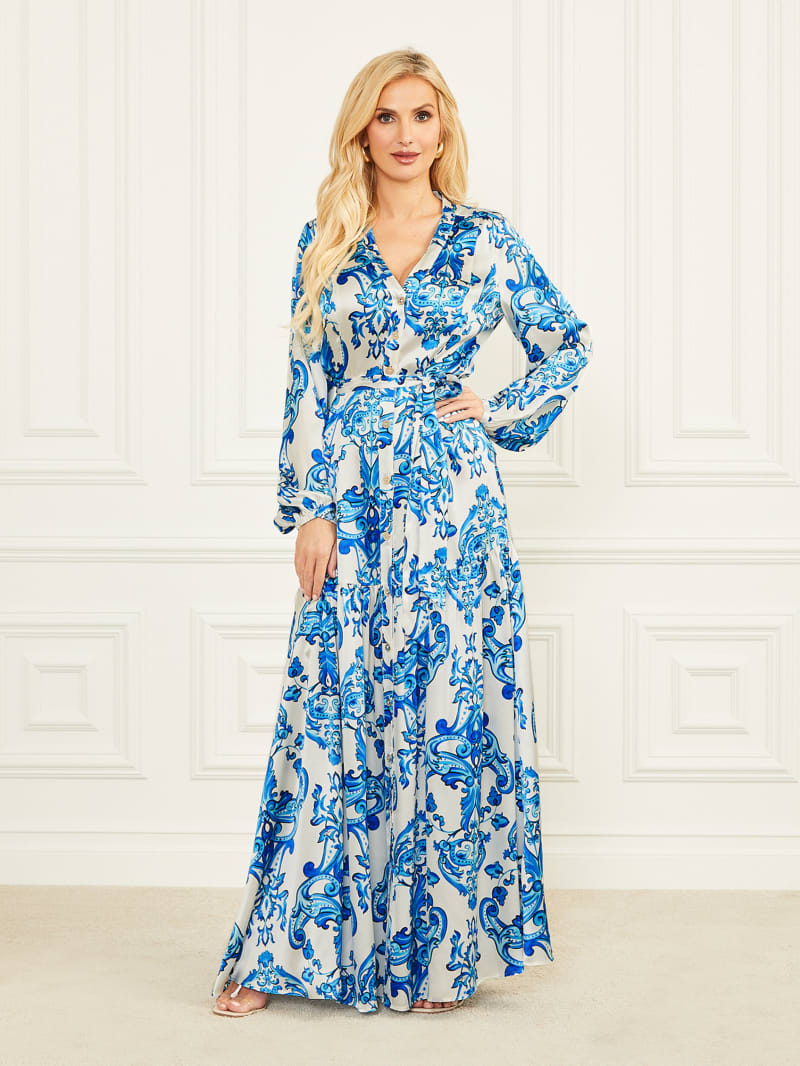 Printed Maxi Dress - Dolce & Gabbana Dupe - Central Florida Chic