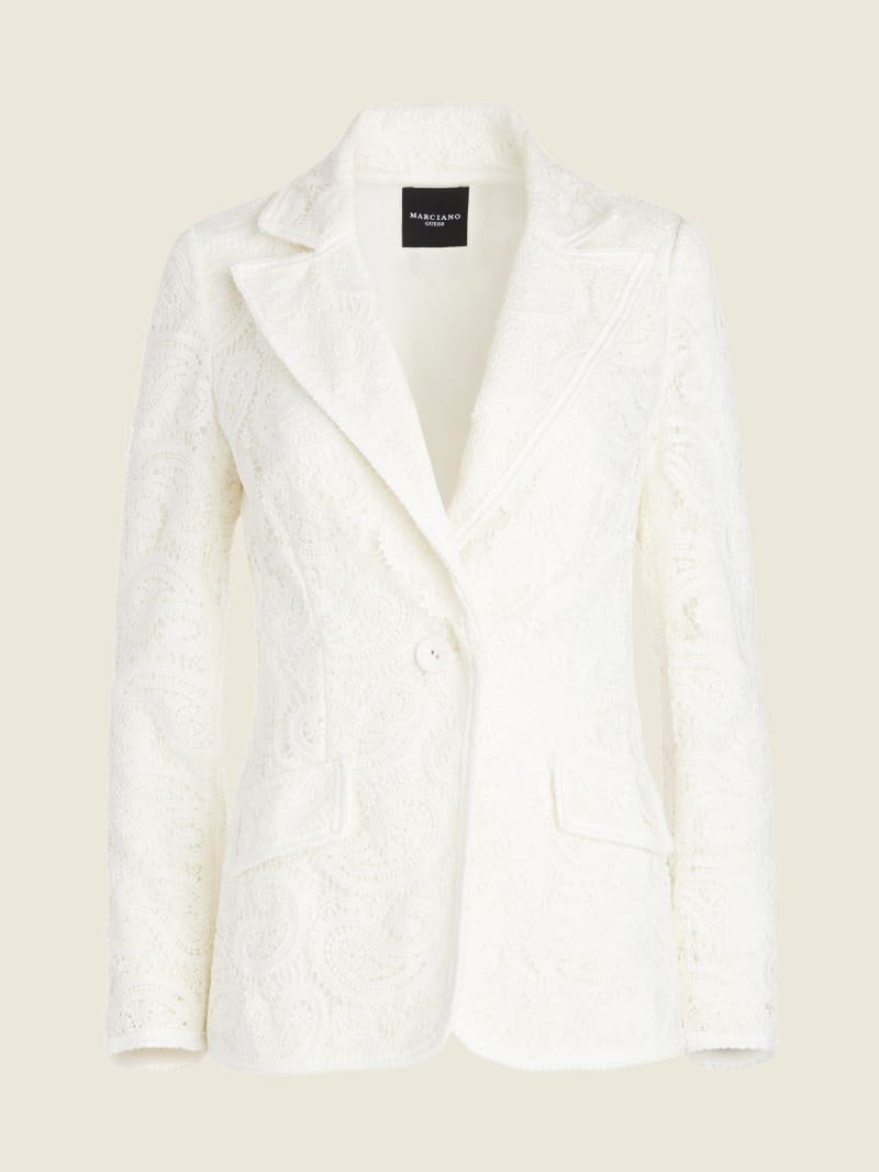 Guess white blazer cheap