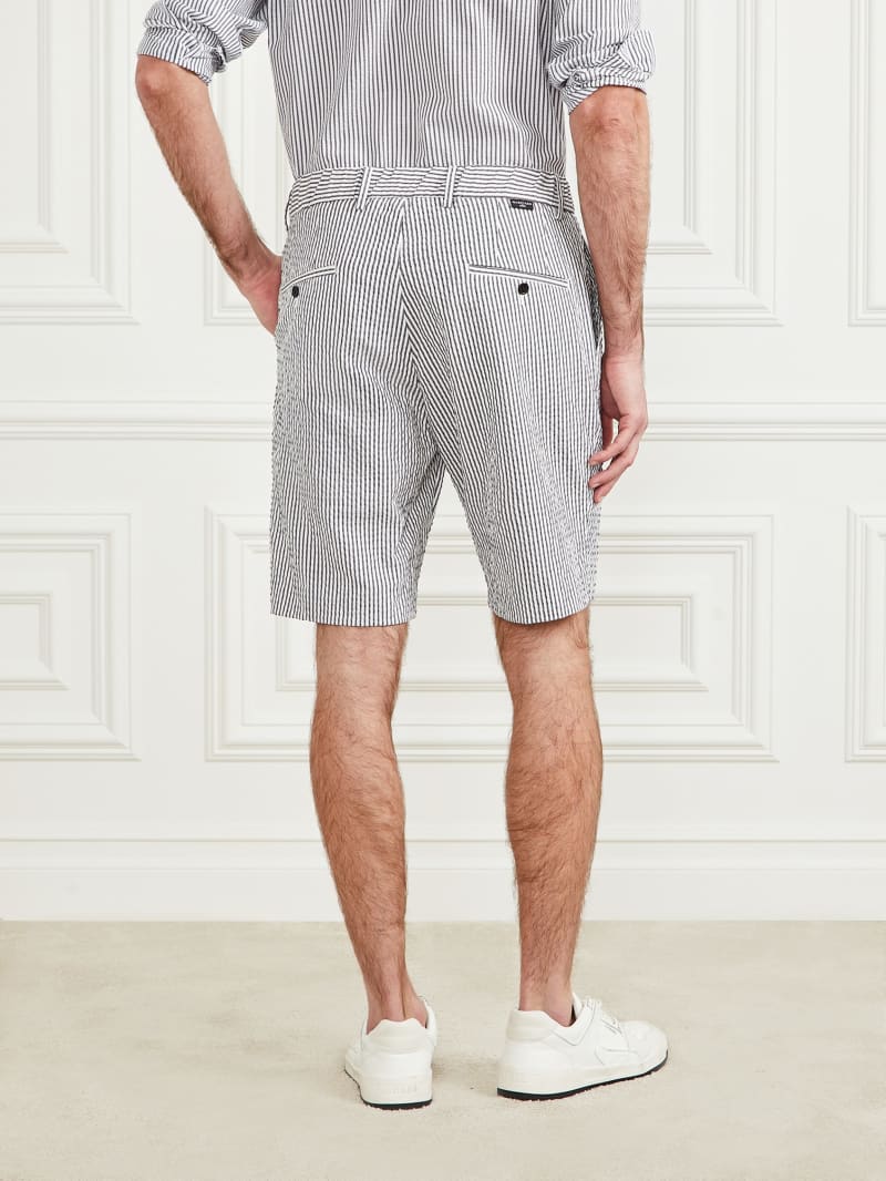 Mens white 2025 capri shorts