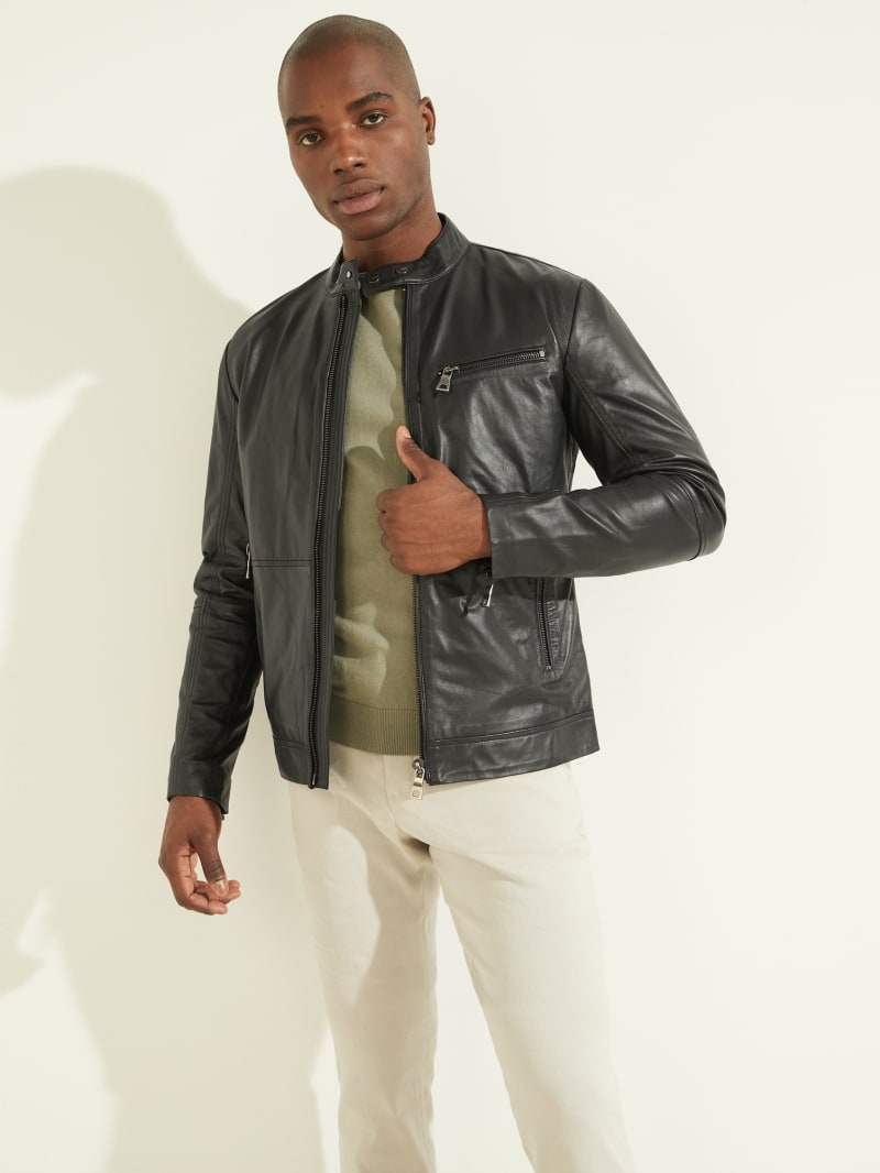 Biker cheap jacket guess