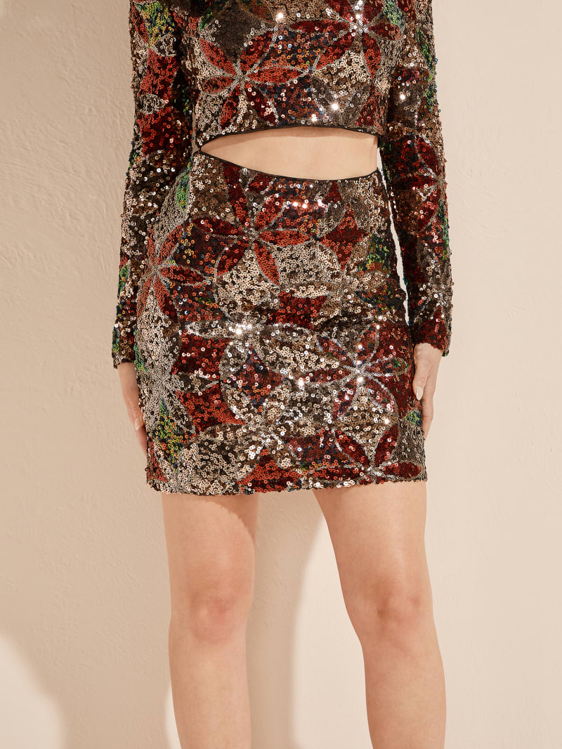 Ezra Sequin Skirt Marciano Ca
