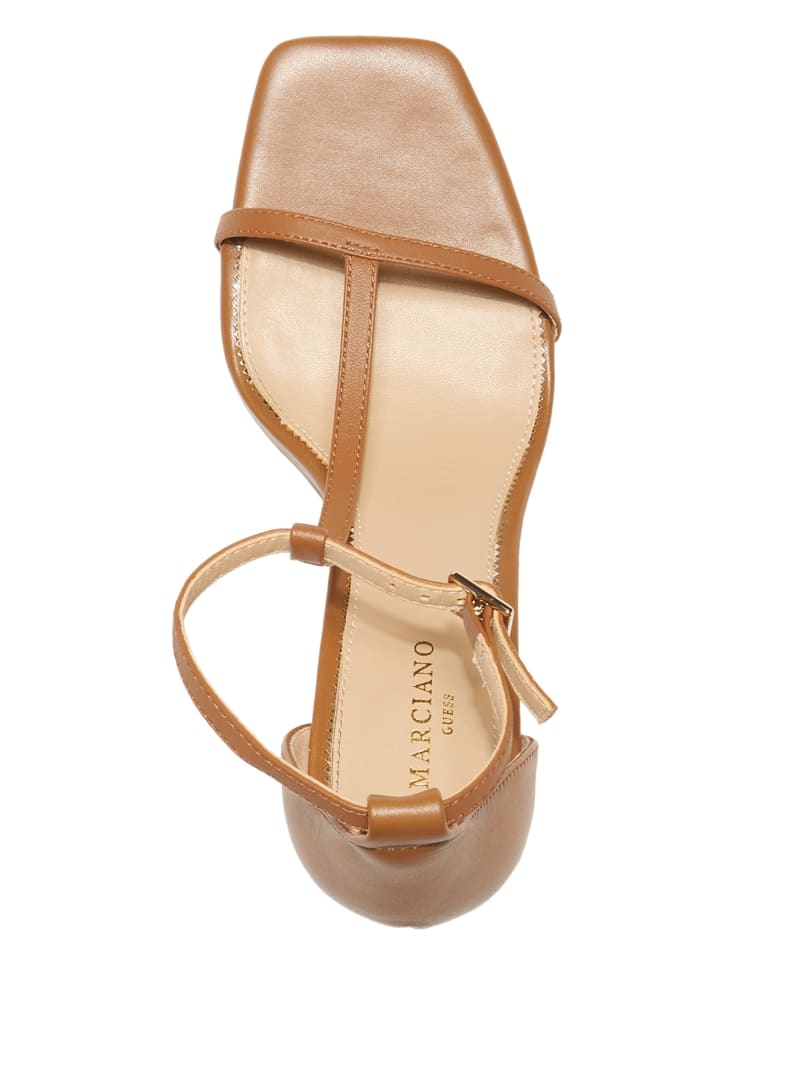 Heeled T-Strap Sandal