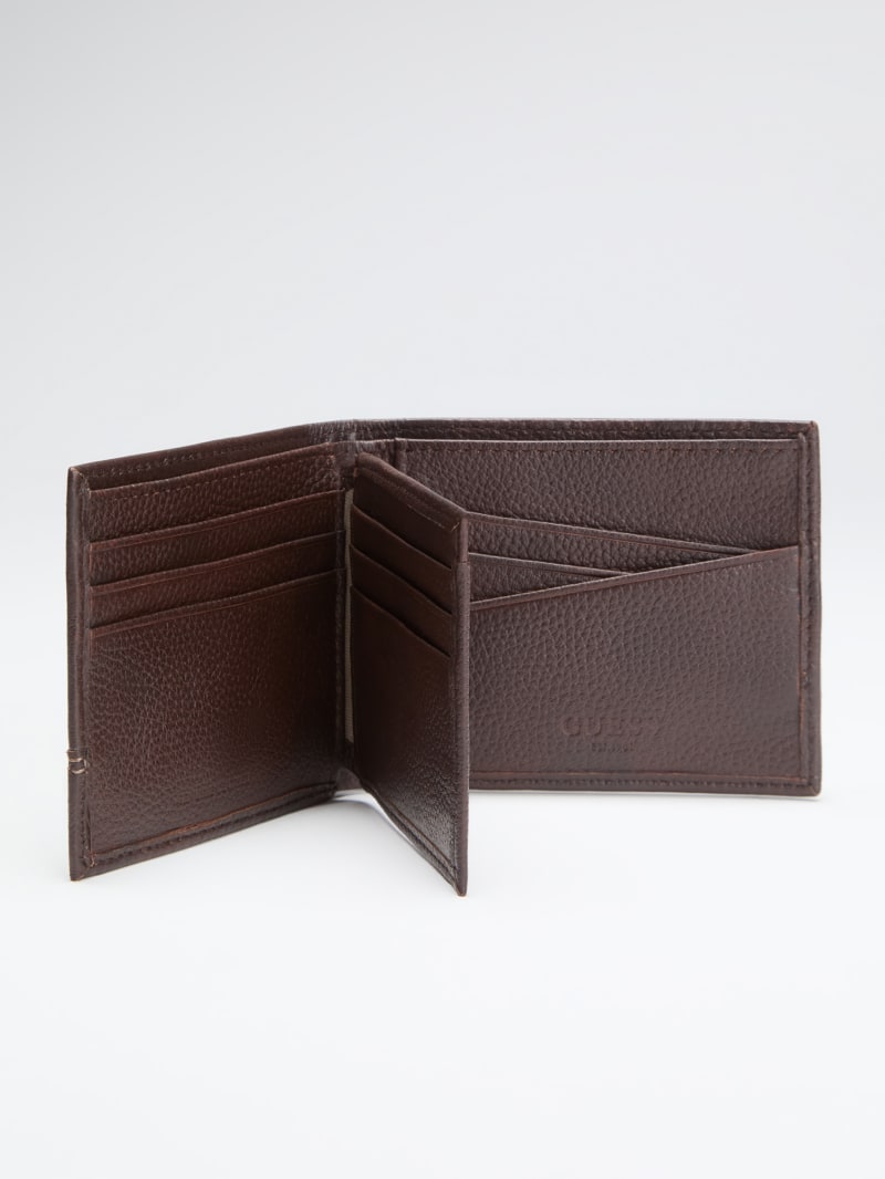 Leather mini wallet