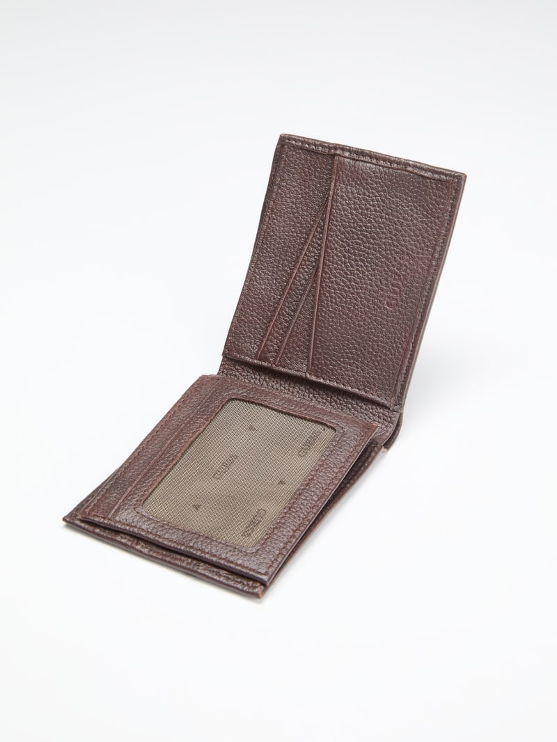 Leather mini wallet