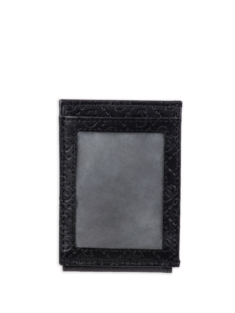 Guess Mesa Magnetic Fold Wallet - Black