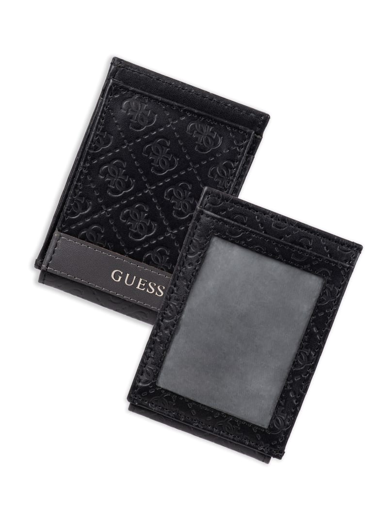 Guess Mesa Magnetic Fold Wallet - Black