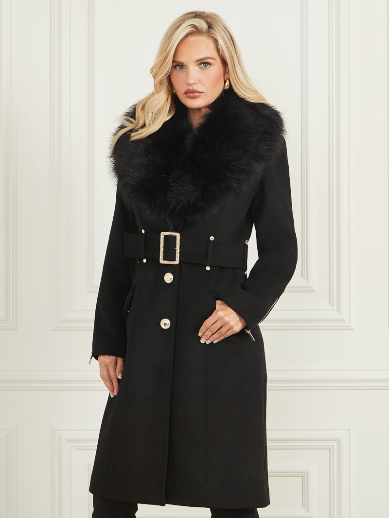 Guess women's clearance wool coat