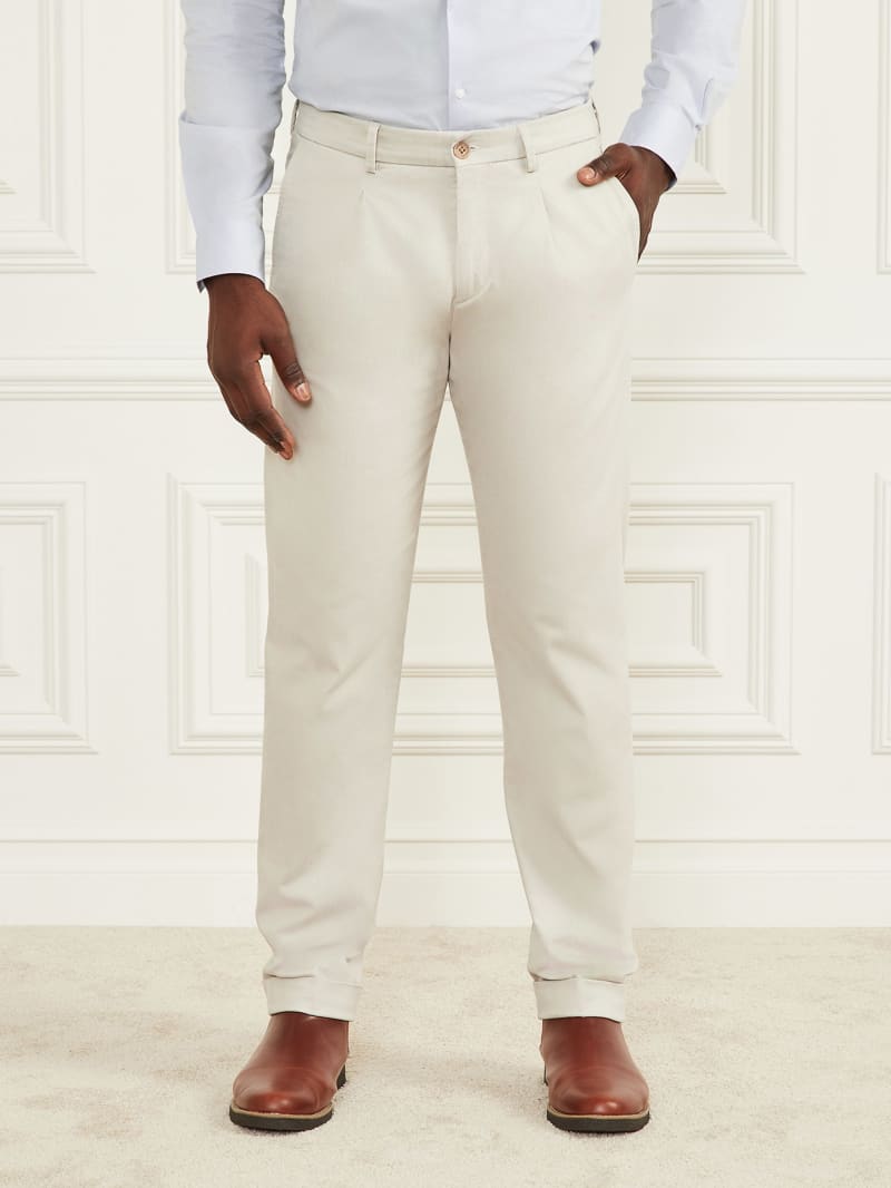 Ethan Twill Roll Up Chino Pant