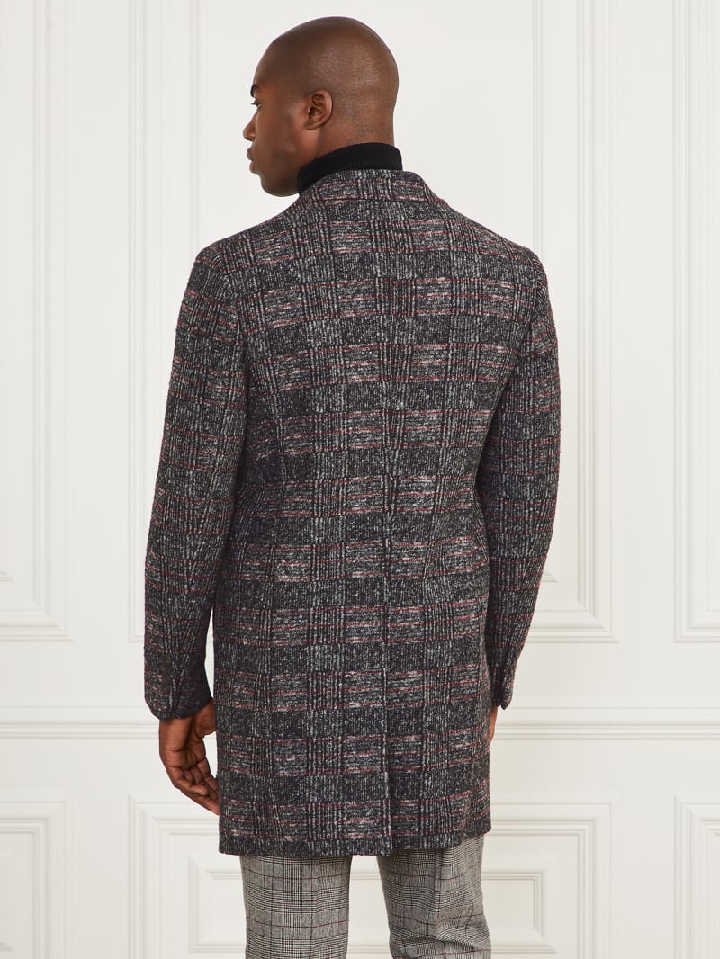 Single Breasted Wool-Blend Coat