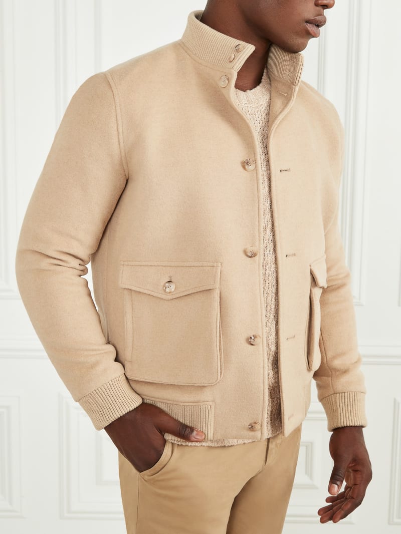 Wool blend sales utility jacket