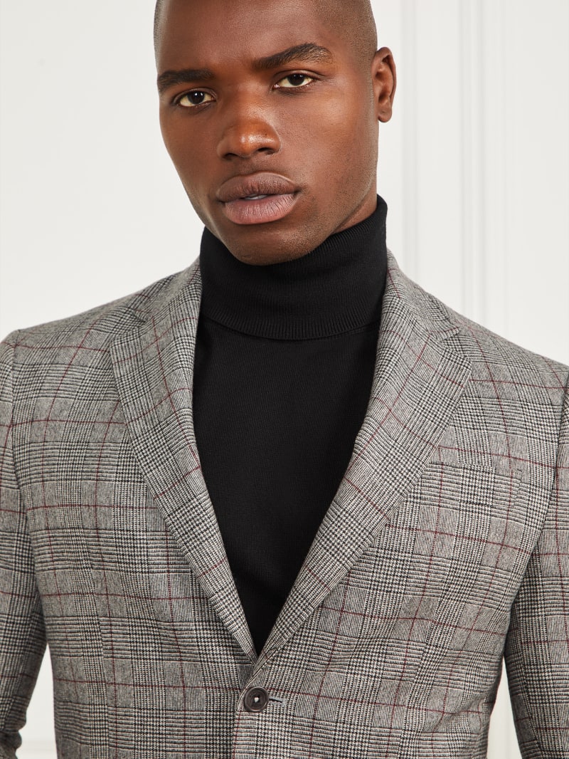 Notched blazer discount