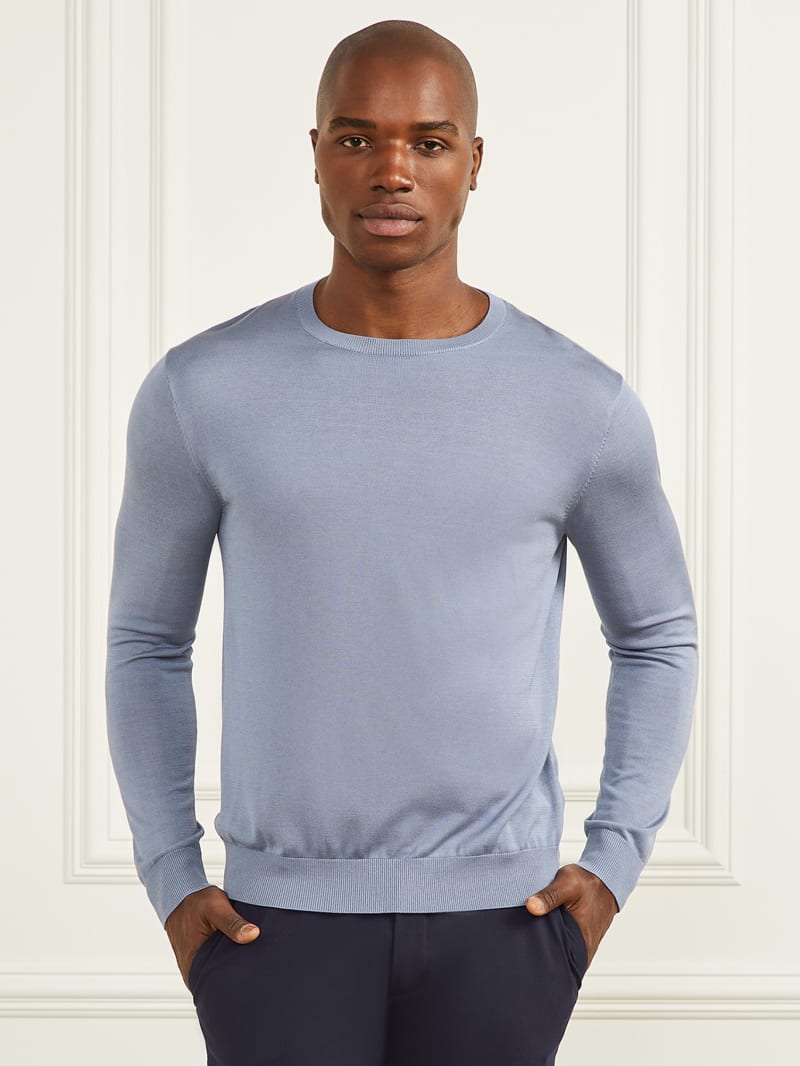 Silk Crewneck Sweater | GUESS