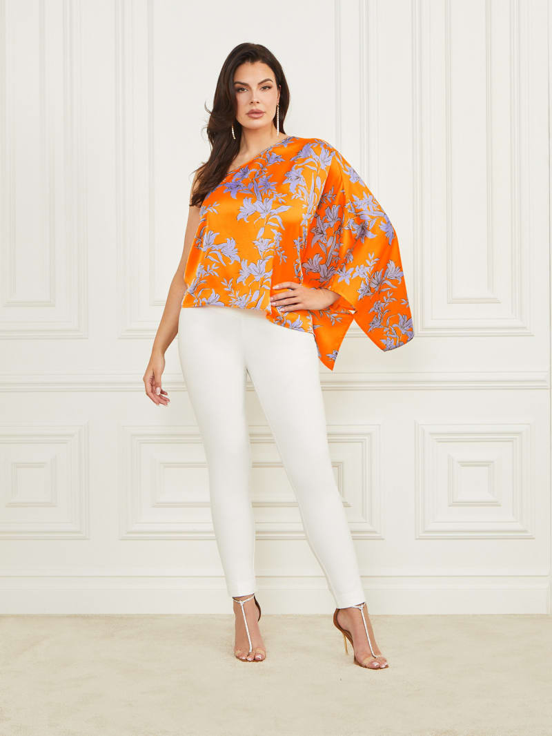 Guess one shoulder top top