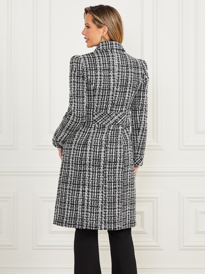 Guess tweed coat outlet
