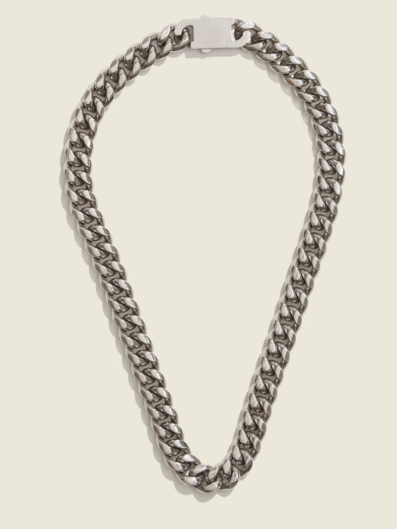 Silver-Tone Chainlink Necklace