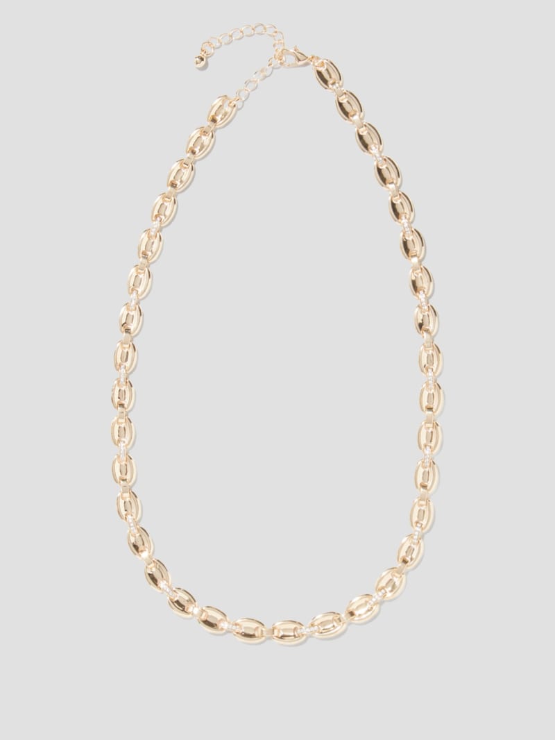Gold-Tone Dainty Collar Necklace