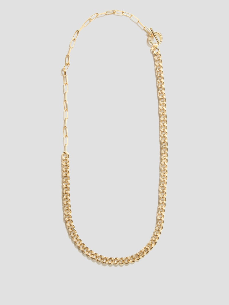 Gold-Tone Toggle Collar Necklace