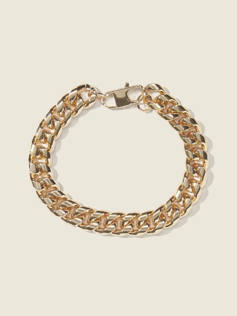 Gold-Tone Cuban-Link Bracelet