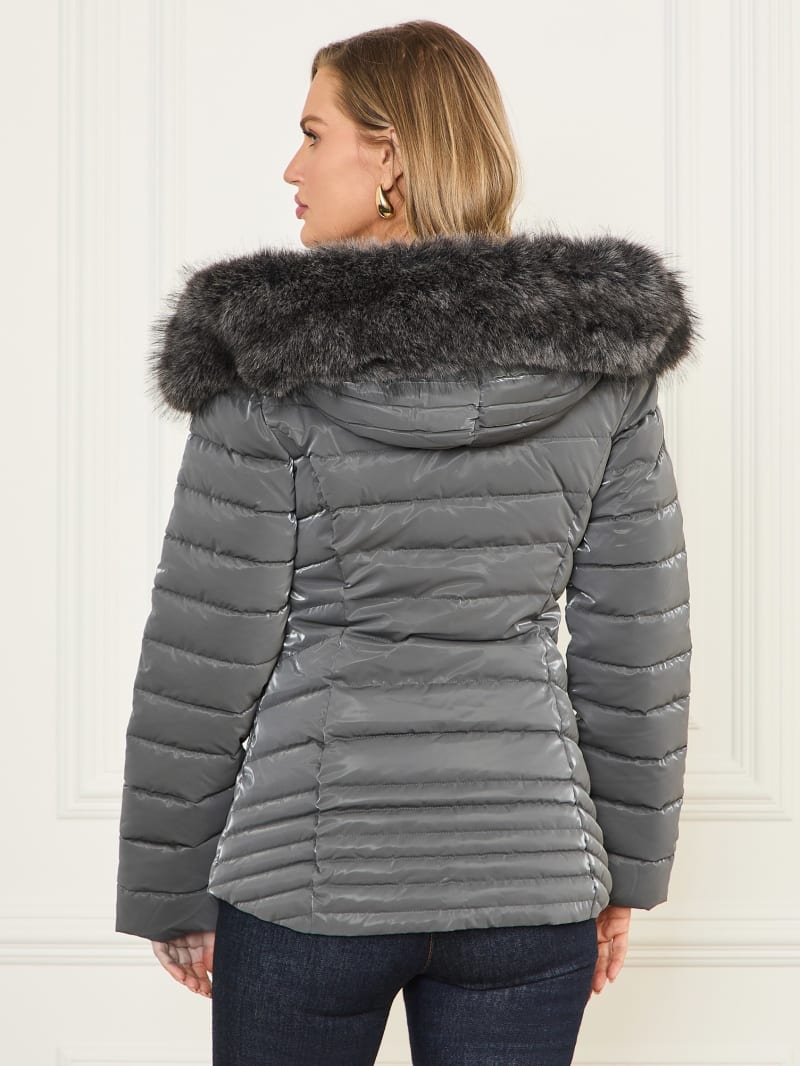 eaphi　ECOFUR SHORT JACKET Eco Janis Short Puffer Jacket | Marciano Ca