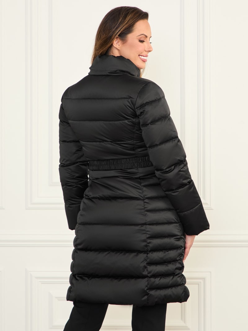 Eco Jastin Quilted Down Midi Jacket | GUESS Eco Jastin Quilted Down Midi Jacket | GUESS
