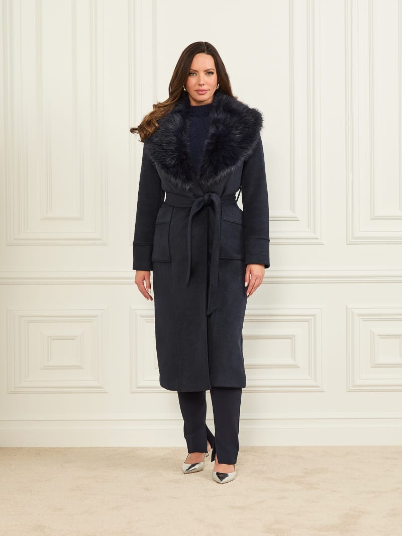 日本最大の Charlize GUESS | Coat Wool-Blend ジャケット・アウター