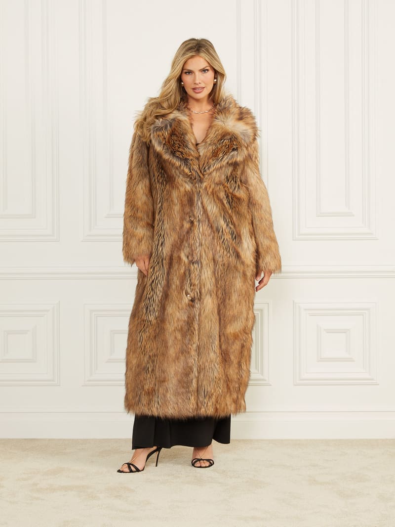 【2024新春福袋】 Long Stephanie Faux-Fur Marciano | Coat ジャケット・アウター