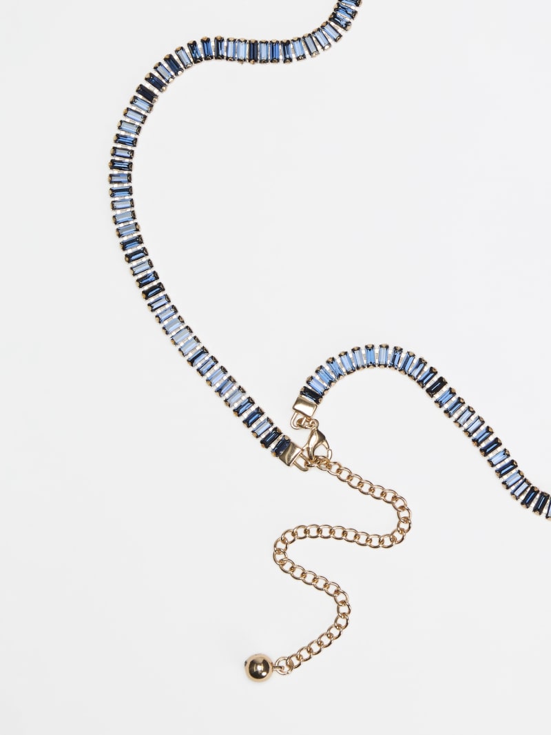 Baguette Rhinestone Thin Belt