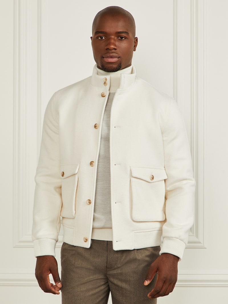 オンラインショップ Wool-Blend Jacket | GUESS Jacket Outer