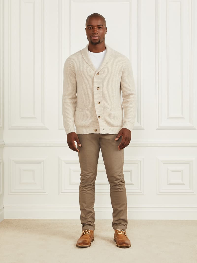 Wool-Blend Cardigan Sweater - thumbnail 2