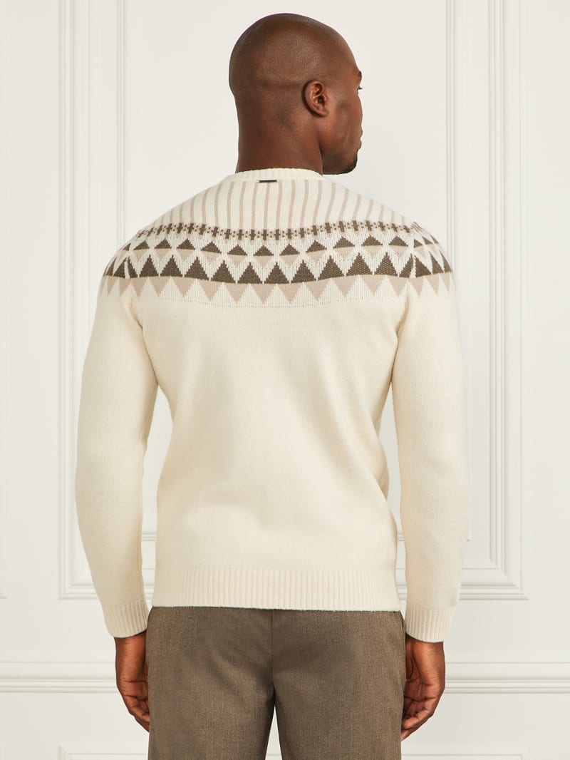 Crewneck Jacquard Sweater | GUESS Crewneck Jacquard Sweater | GUESS