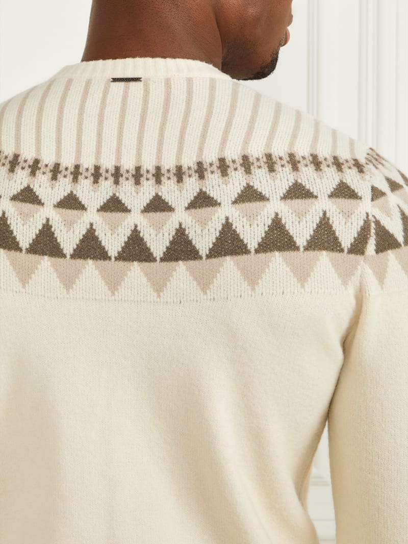 Crewneck Jacquard Sweater | GUESS