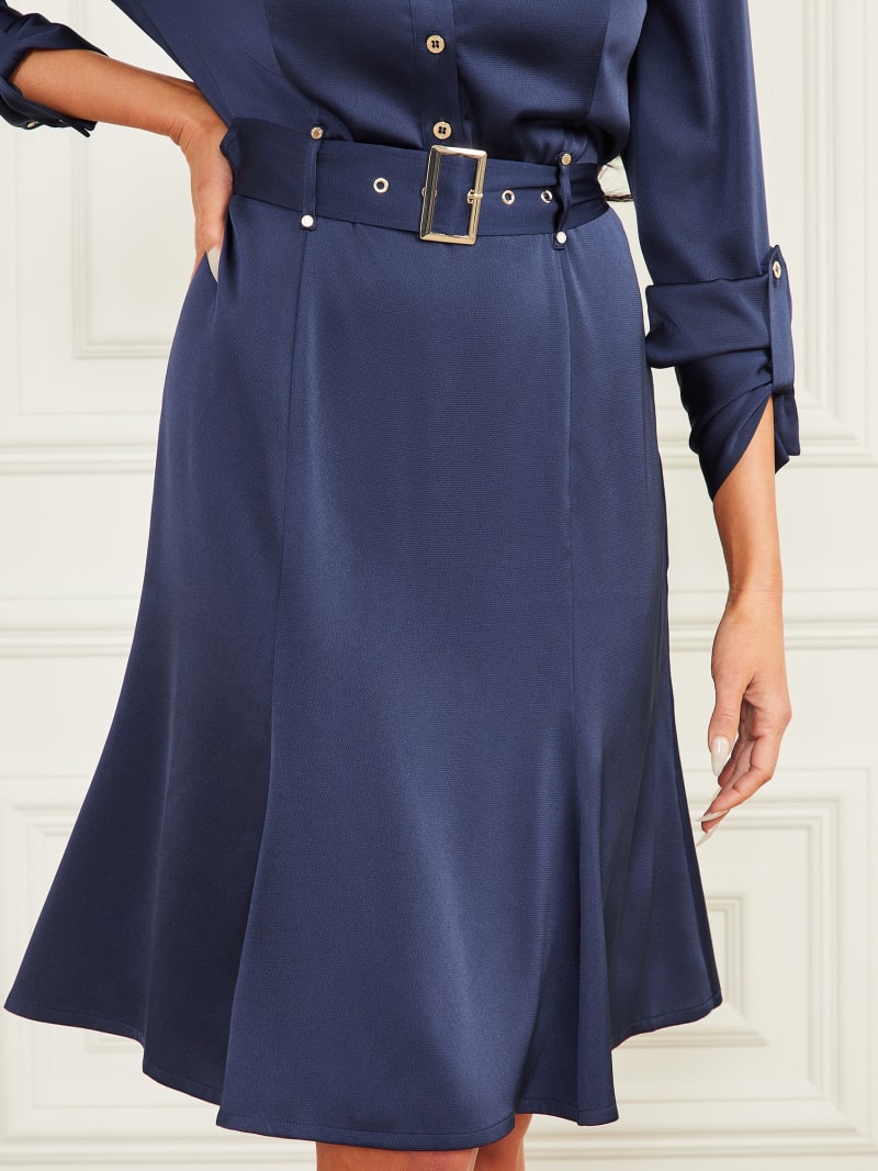 Victoria Belted Shirt Dress