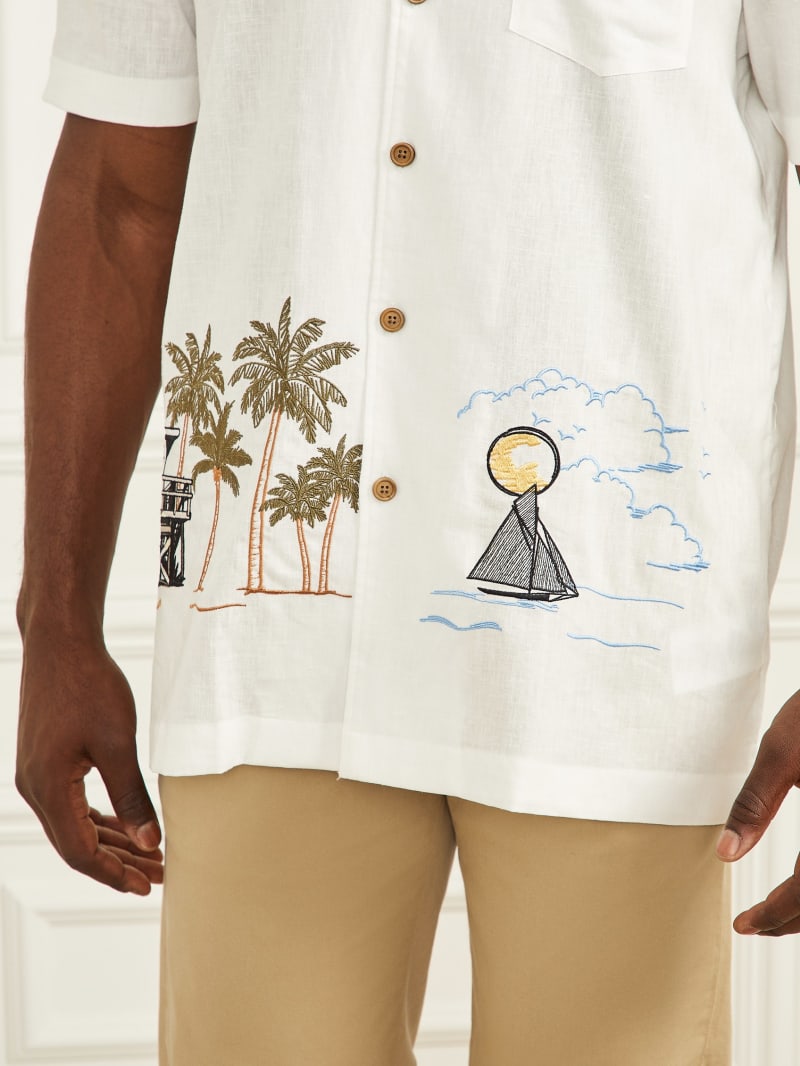Eco Billy Embroidered Bowling Shirt - thumbnail 3