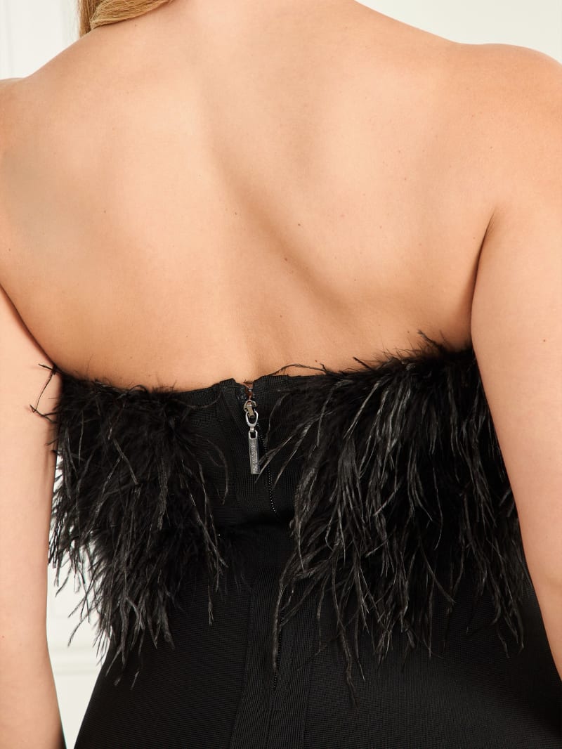 Evita Feather Bandage Dress | Marciano Ca