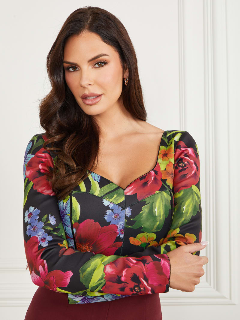Boldly Blooming Corset Top